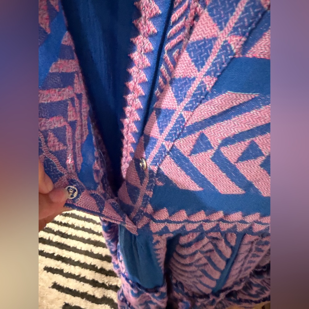 DEVOTION twins - women’s pink and blue dress - Picture 5 of 6